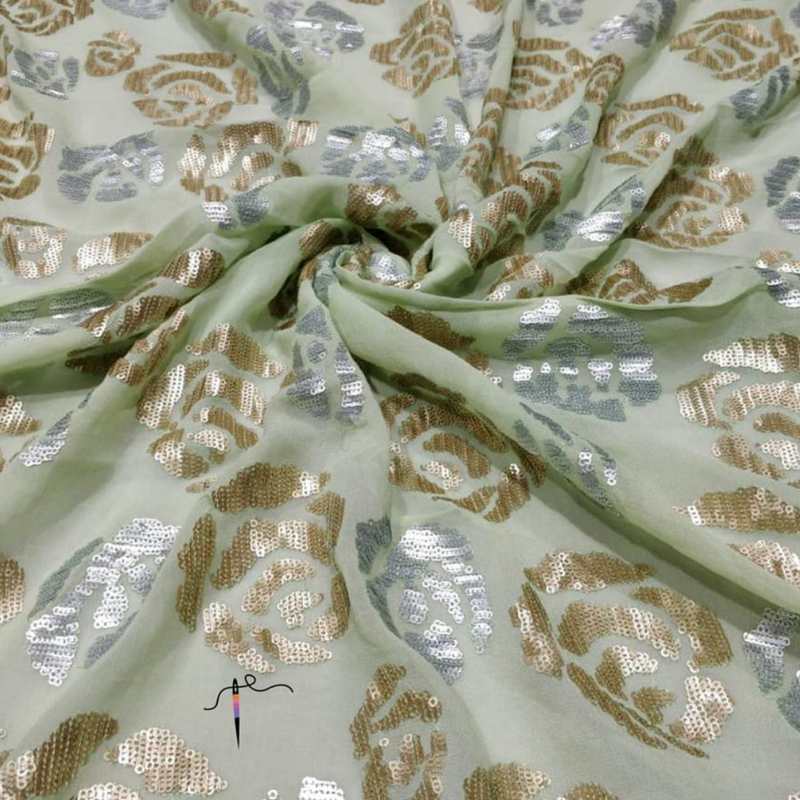 Pure Georgette, Width 44"