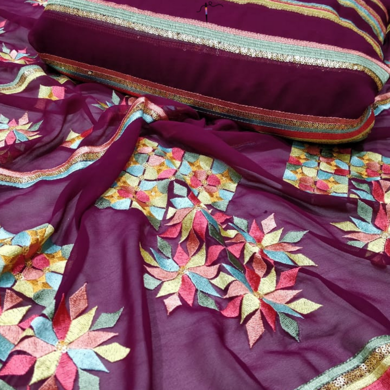Georgette Combinations, Width 44"