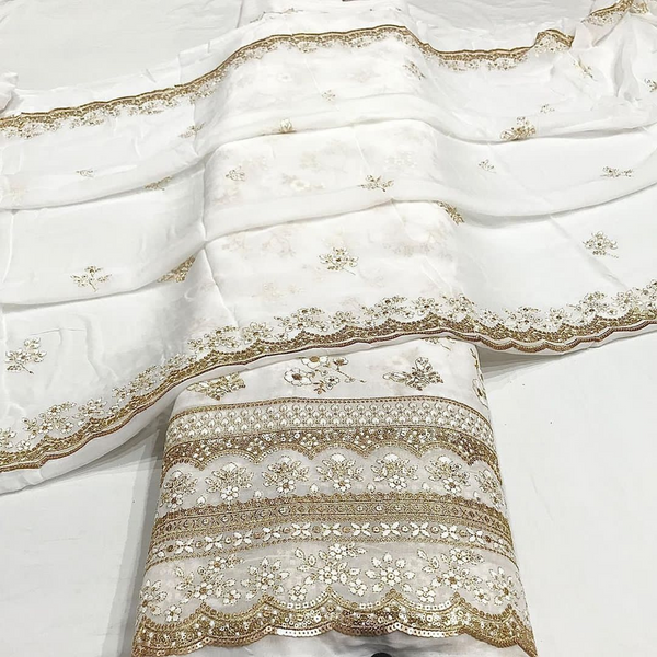 Pure Georgette Embroideries 54"
