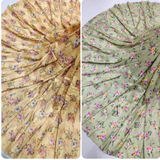 Pure Dola Silk + Print , Width : 44"