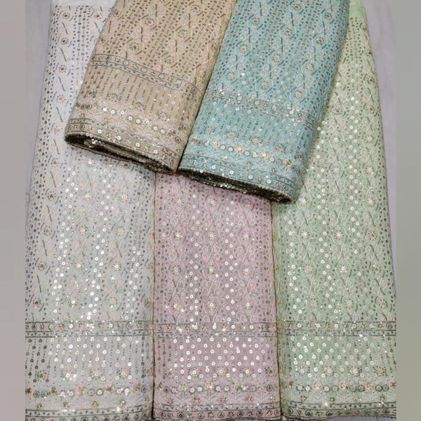 Pure Georgette Embroideries 54"