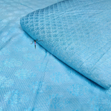 Banarasi Cotton Brocade , Width : 44"