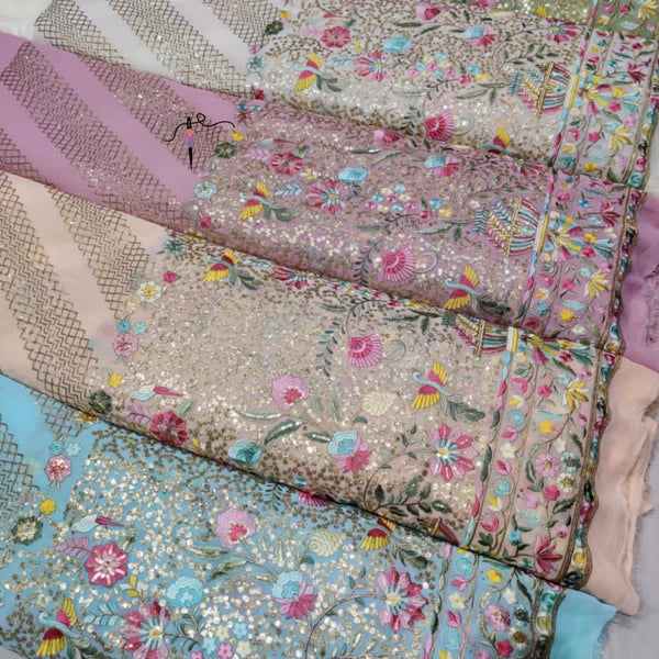 Georgette Embroideries 54"