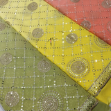 Pure Georgette , Width : 54"
