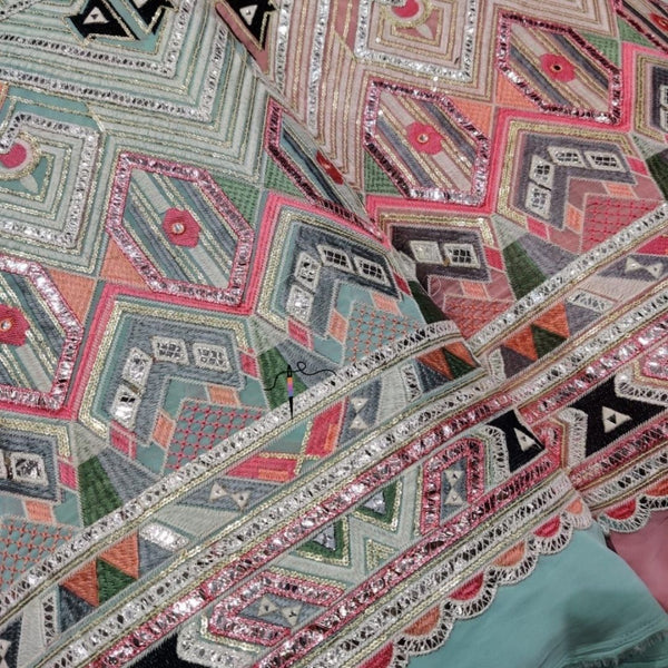Georgette Embroideries 54"