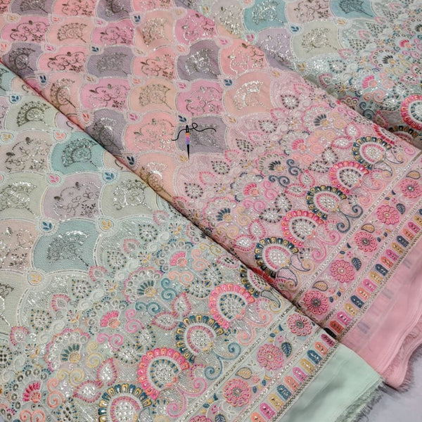 Georgette Embroideries 54”