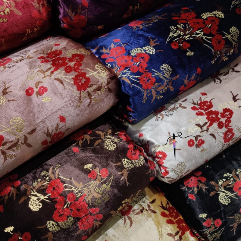 Silk Velvet Prints 44"