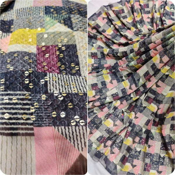 Pure Georgette Embroideries 44”