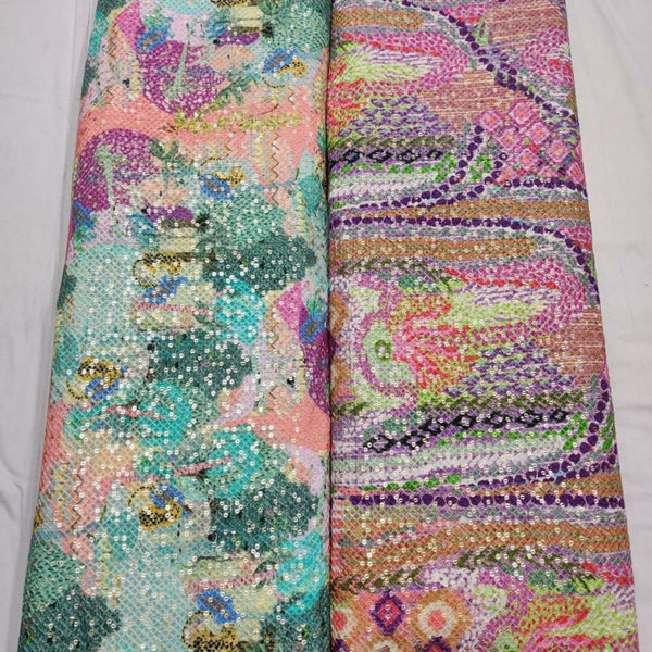 Pure Georgette Embroideries 44"