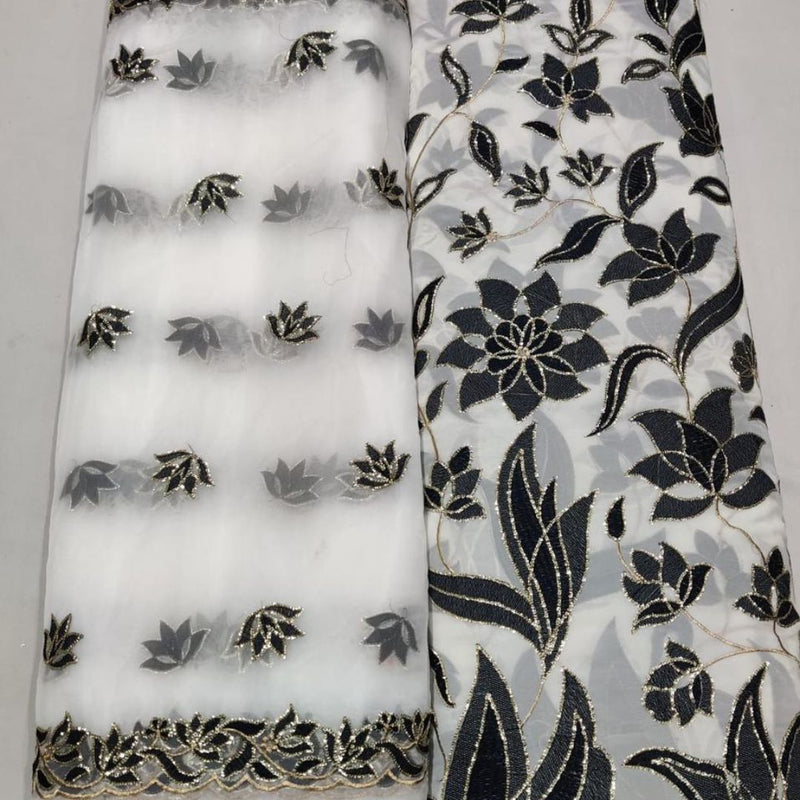 Georgette and Organza Embroideries 44" , 54" Combinations
