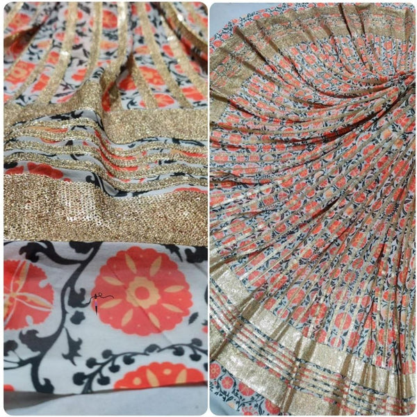 Georgette Embroideries 54”