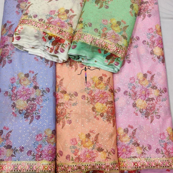 Georgette Embroideries 54"