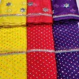 Pure Georgette & Organza Embroideries 54" and 44" Combinations