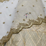 Nett Dyeable Embroideries 56" & Nett Dyeable Dupatta 44"