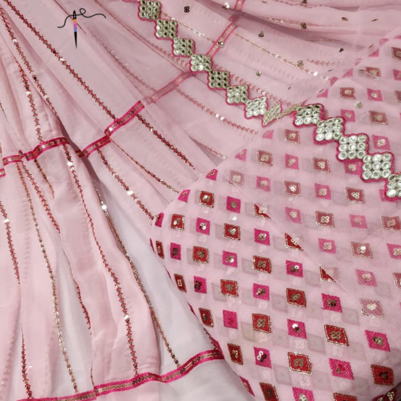 Pure Georgette 54" & Nett 44" Combinations
