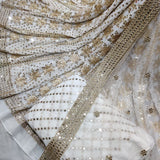 Pure Georgette and Nett Embroideries 54" & 44" Combinations