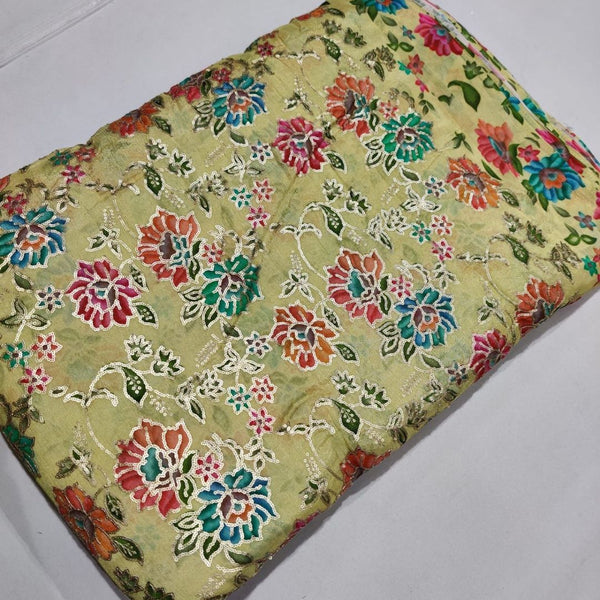 Pure Chinon Chiffon Embroideries 44"