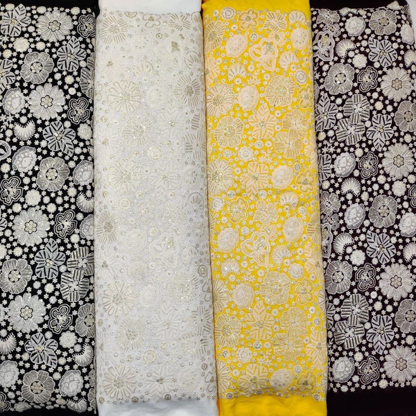 Pure Georgette Embroideries 54"