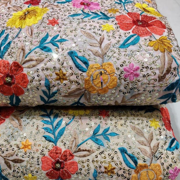 Georgette  Embroideries 54''