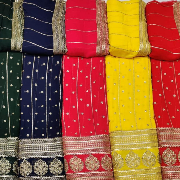 Georgette Embroideries 54" & 44" Combinations