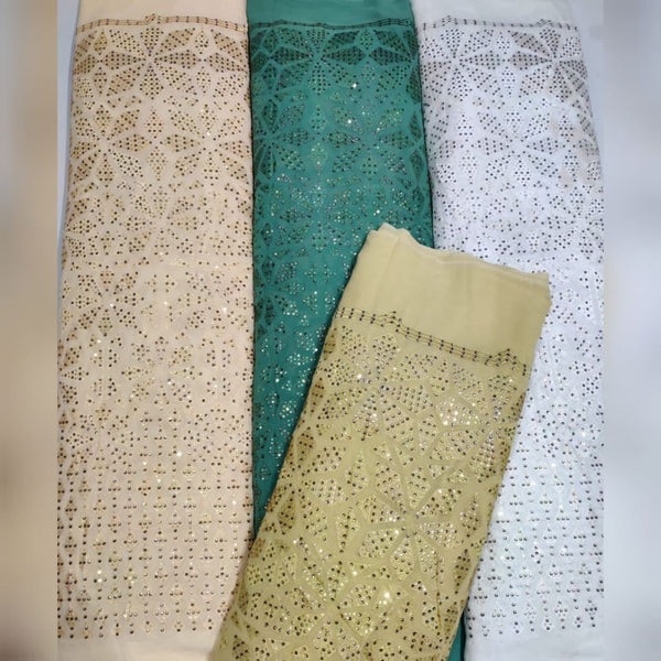 Pure Georgette Embroideries 54"