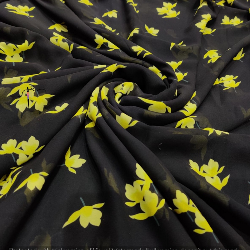 Georgette Print , Width : 44”