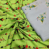 Georgette Print , Width : 44”