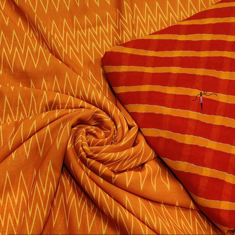 Georgette Print , Width : 44”