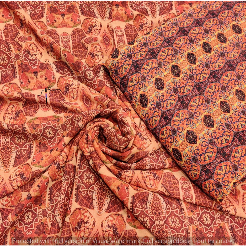 Georgette Print , Width : 44”