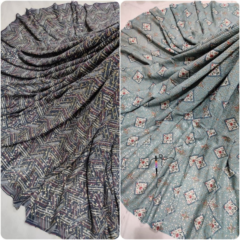 Pure Georgette Embroideries 44”