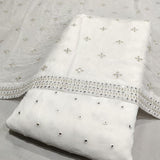 Pure Georgette and Chinon Chiffon Embroideries 44" Combinations