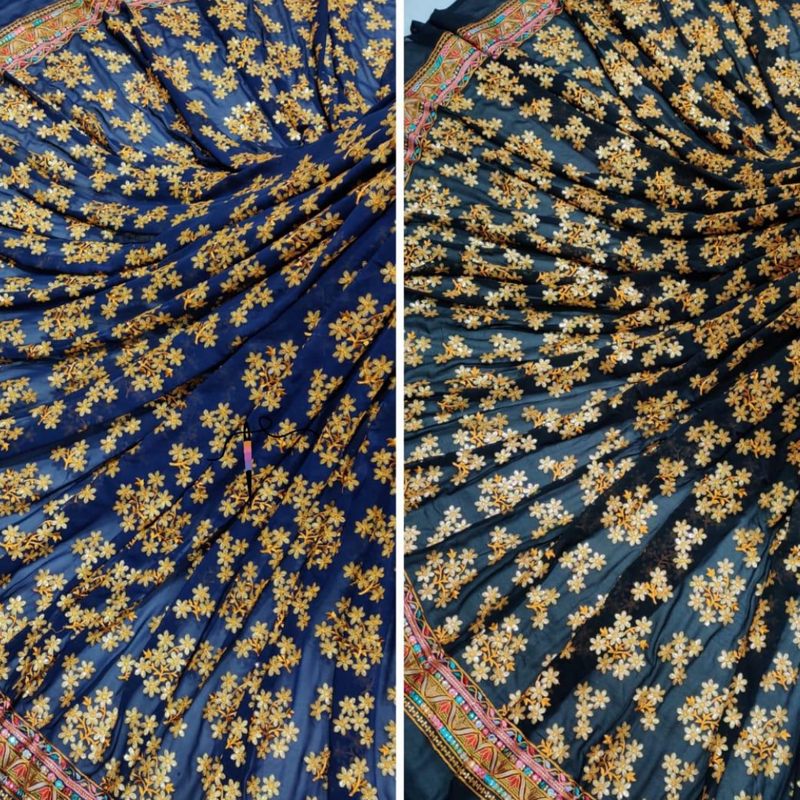Georgette Embroideries, 54"