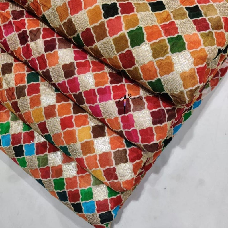 Pure chinon Embroideries 44”