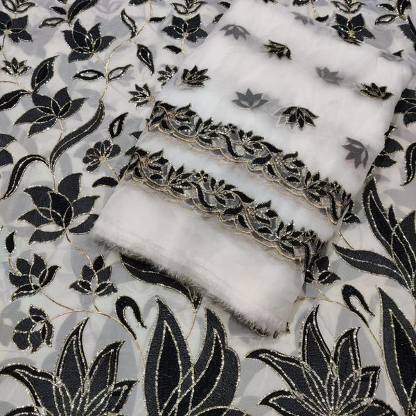 Georgette and Organza Embroideries 44" , 54" Combinations