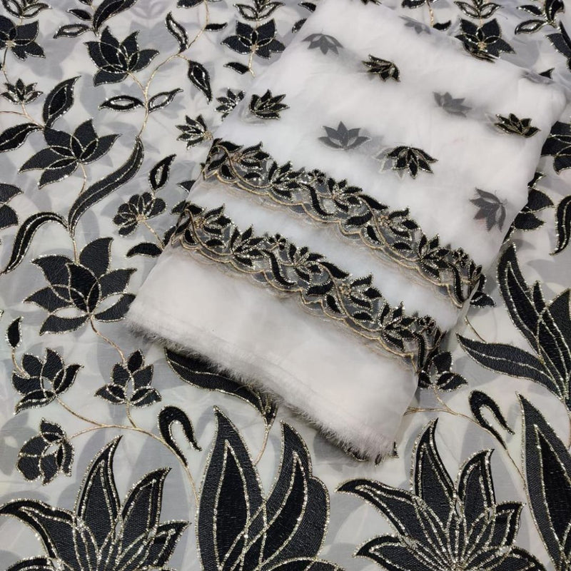 Georgette and Organza Embroideries 44" , 54" Combinations