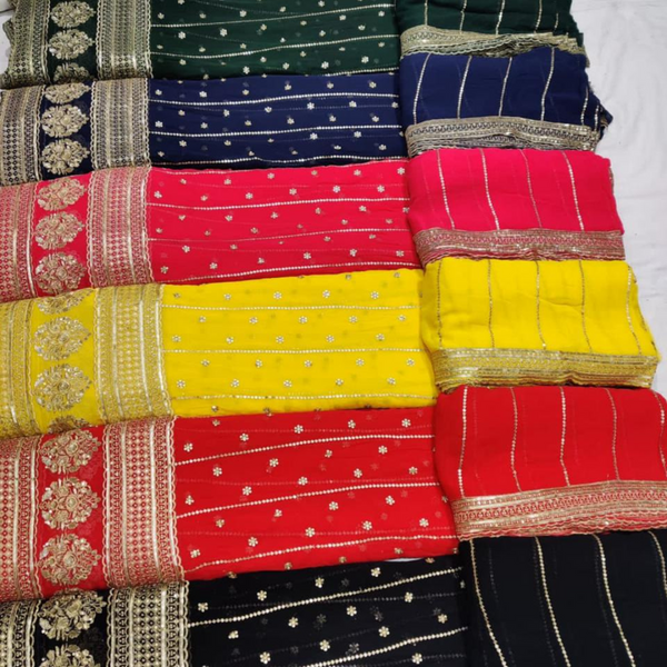 Georgette Embroideries 54" & 44" Combinations