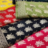 Pure Dola Silk Zari, 46"