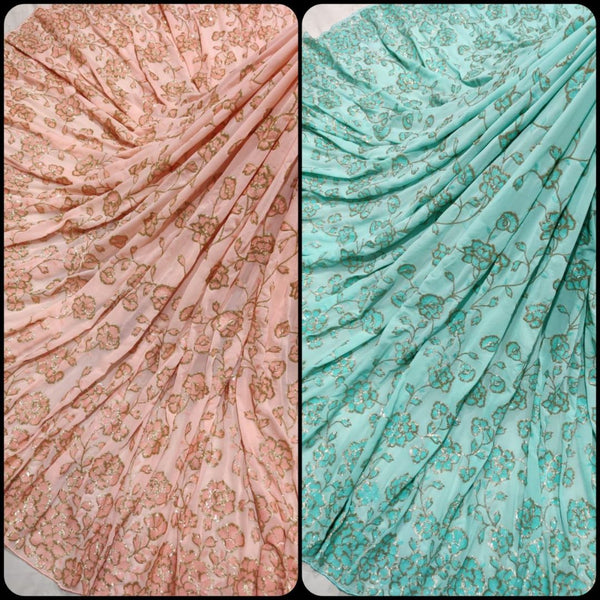 Georgette Embroideries 54”