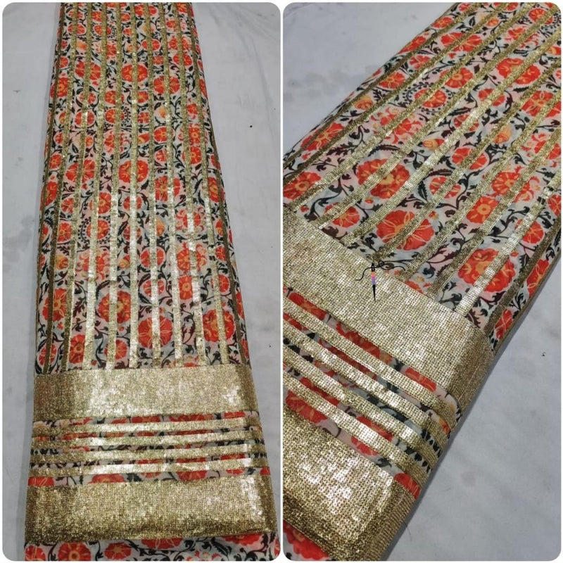 Georgette Embroideries 54”