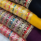 Georgette Embroideries 44"
