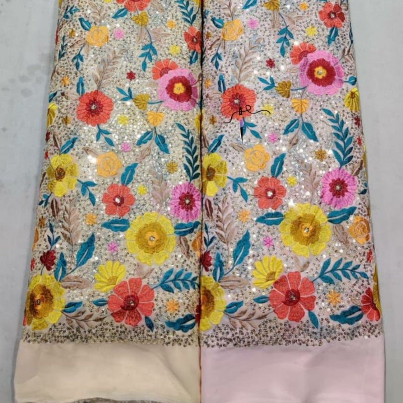 Georgette  Embroideries 54''