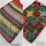Pure chinon chiffon Embroideries 44”