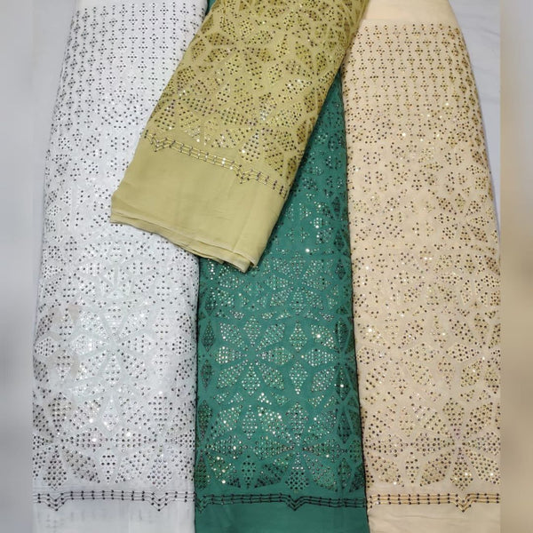 Pure Georgette Embroideries 54"