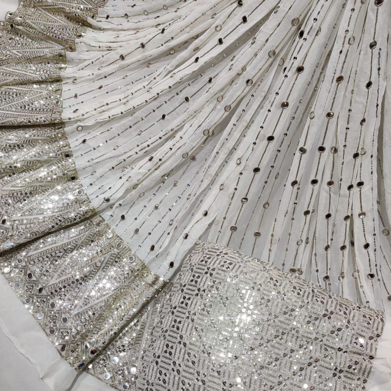Pure Georgette Embroideries 54" & 44" Combinations