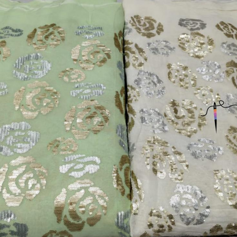 Pure Georgette, Width 44"