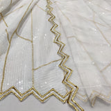 Pure Georgette and Organza Embroideries 54" & 44" Combinations