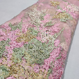 Nett Embroideries with handwork, 58"
