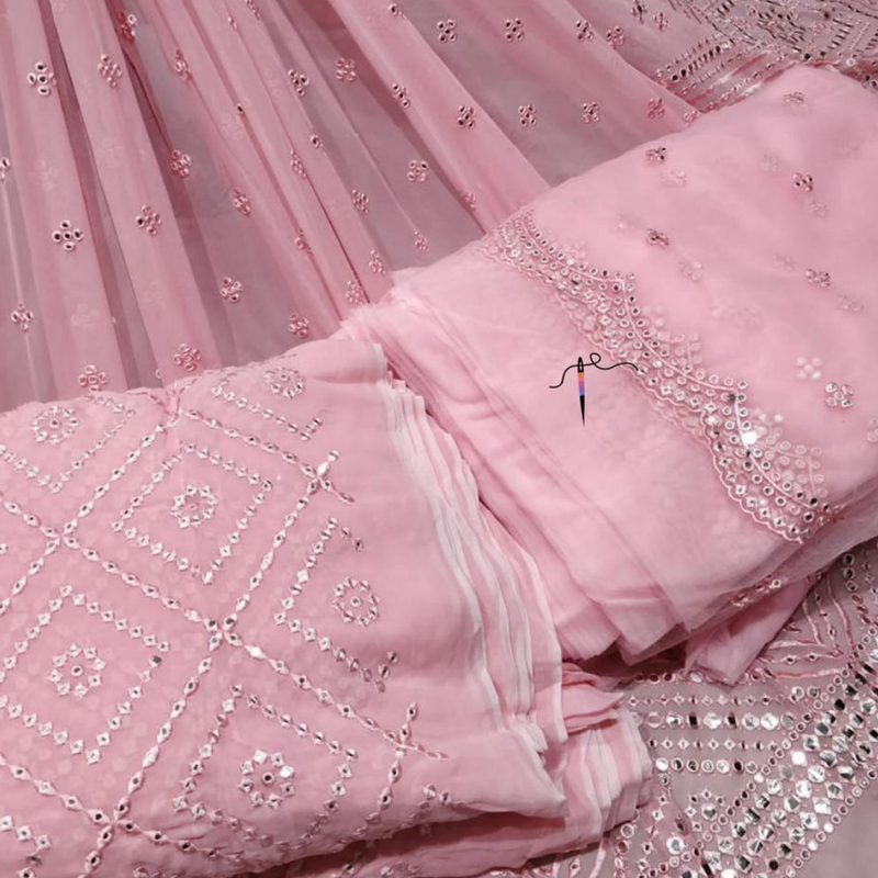 Nett 44" & Pure Georgette 44", 54" Combinations
