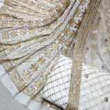 Pure Georgette and Nett Embroideries 54" & 44" Combinations