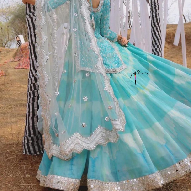 Georgette & Nett Embroideries Combination